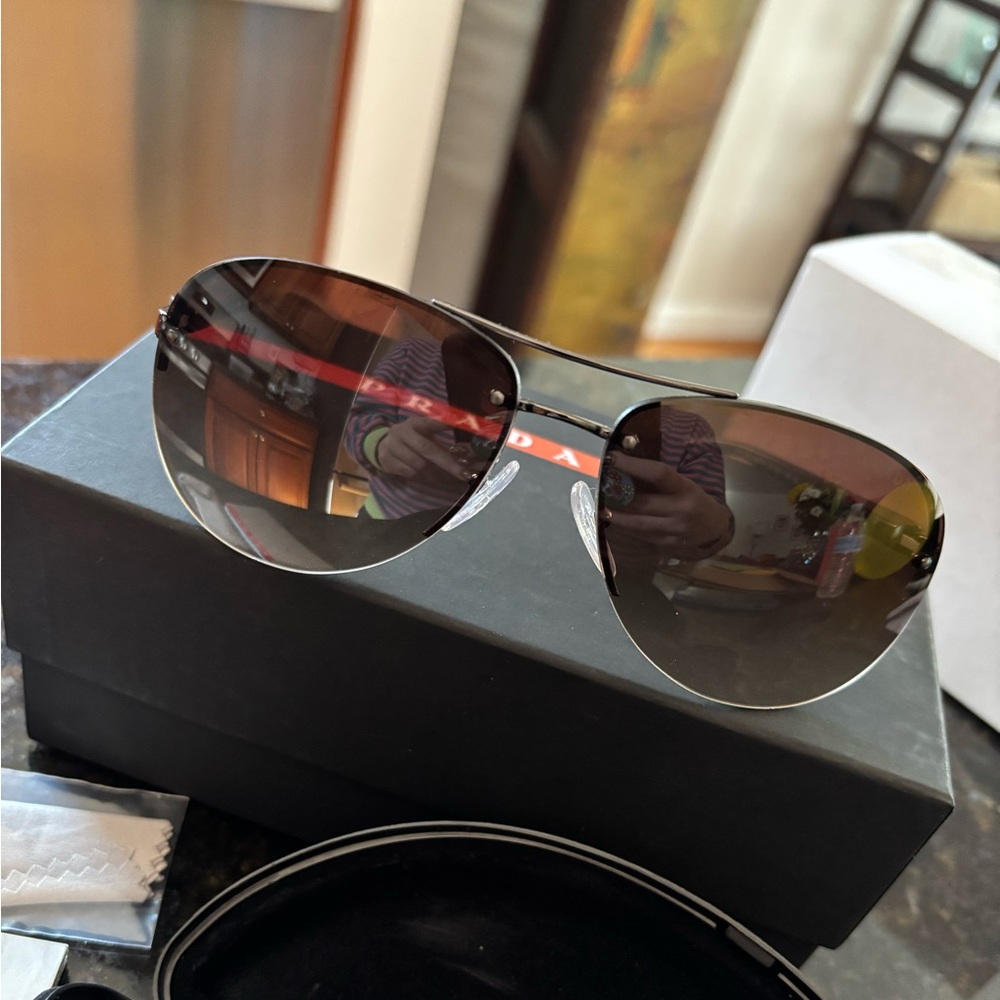 Prada Linea Rossa Men’s Sunglasses
